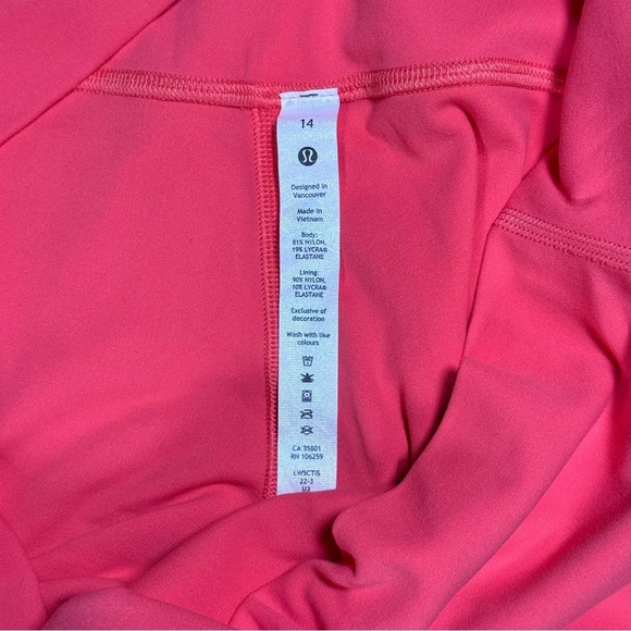 #0154 Lululemon Align High-Rise Pant 28", Pale Raspberry, Size 14 - Picture 9 of 13